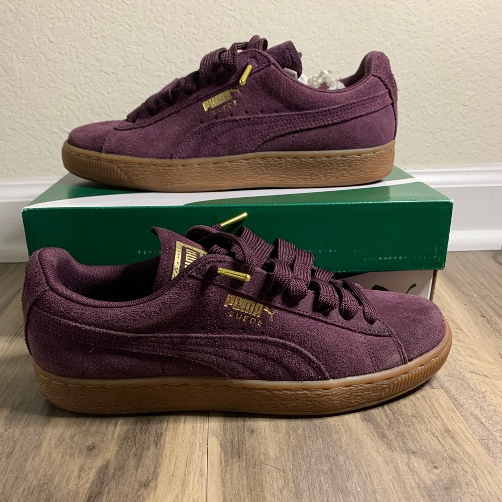 Brand new Burgundy Puma shoes